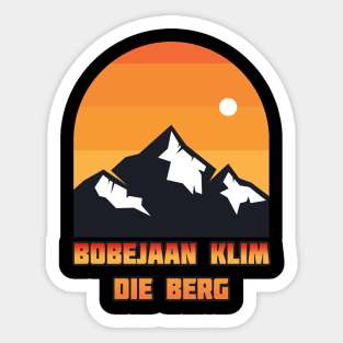 bobejaan klim die berg Sticker